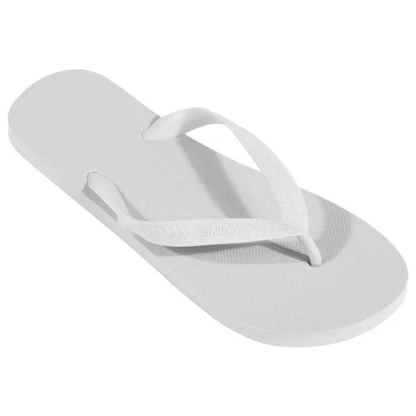 Zohula Originals White Flip Flops - With FREE Organza bags - Bulk Buy - 10-100 Pairs