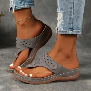 ZSpzx Women Wedge Sandals 2025,Summer Ladies Dress Non-Slip Arch Support Walking Footwear Breathable Comfortable Beach Vacation Slippers Slip-On Clip Toe Casual Shoe Flip Flops Daily Wear Soft Cushion